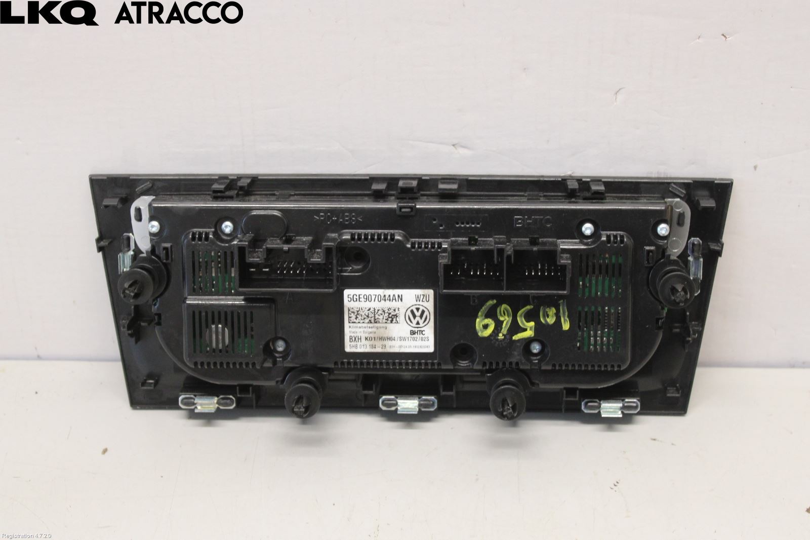 Volkswagen VW GOLF / E-GOLF VII 13-20 Varme Ac Betjening-Display