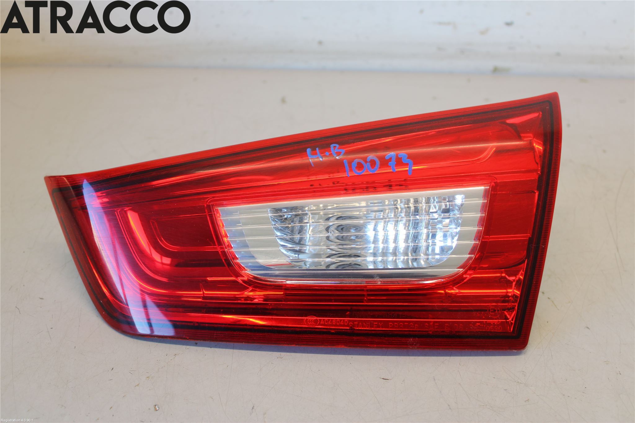 Mitsubishi ASX 10-22 Baklykt Høyre  På Luke(Indre)