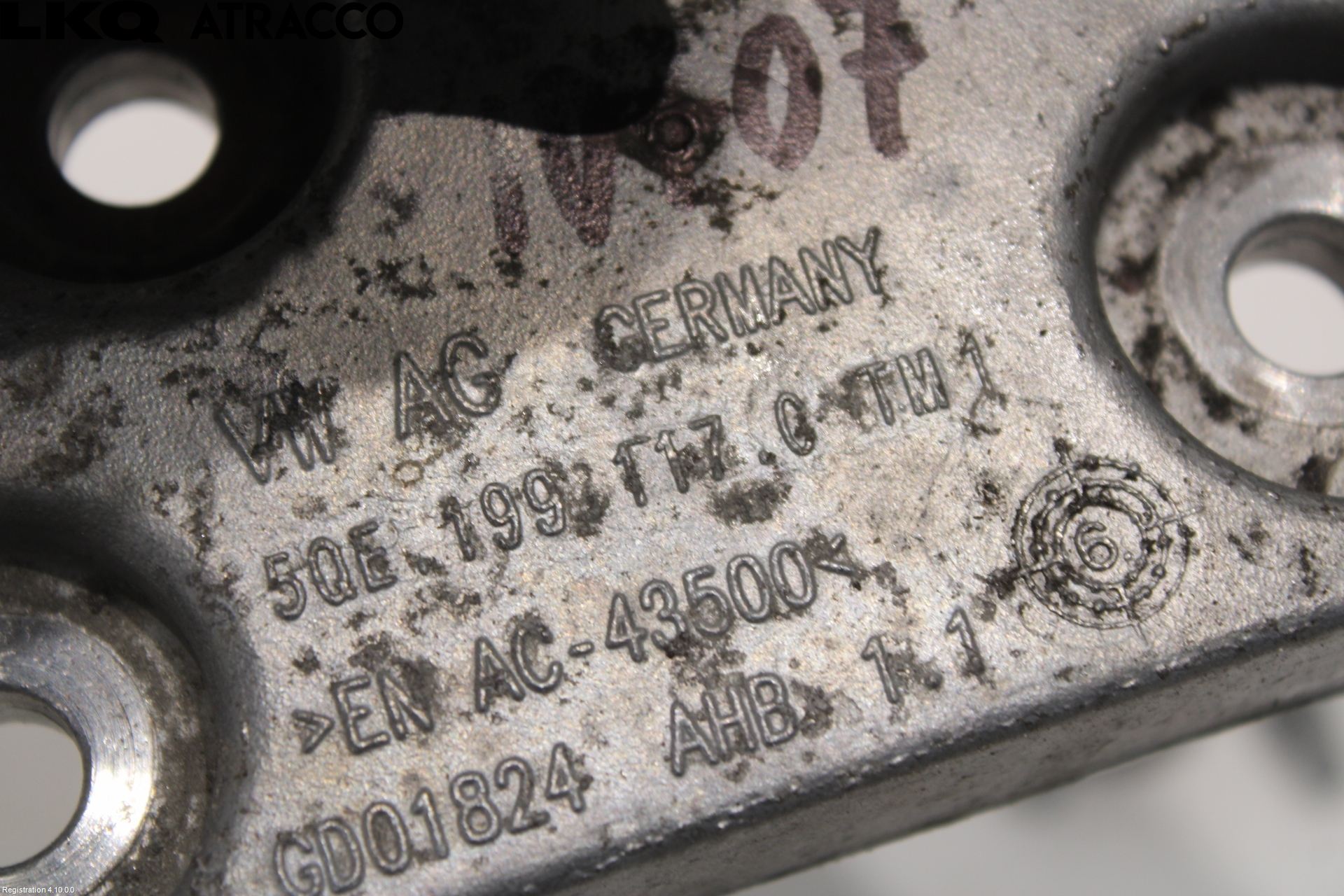 Volkswagen VW GOLF / E-GOLF VII 13-20 Gearkasse Feste Stål-Alu