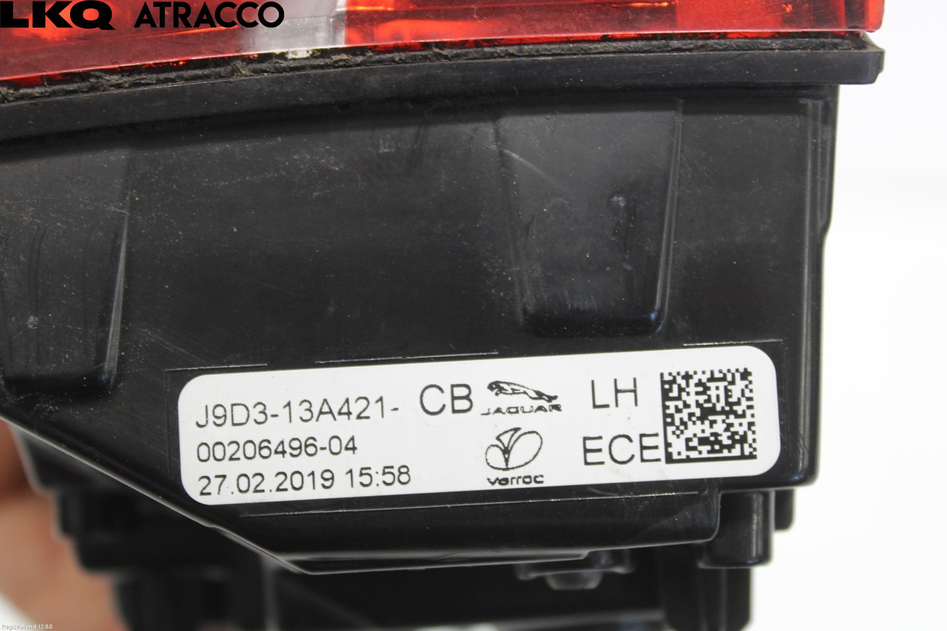 Jaguar I-PACE 18- Baklykt Venstre  På Luke(Indre