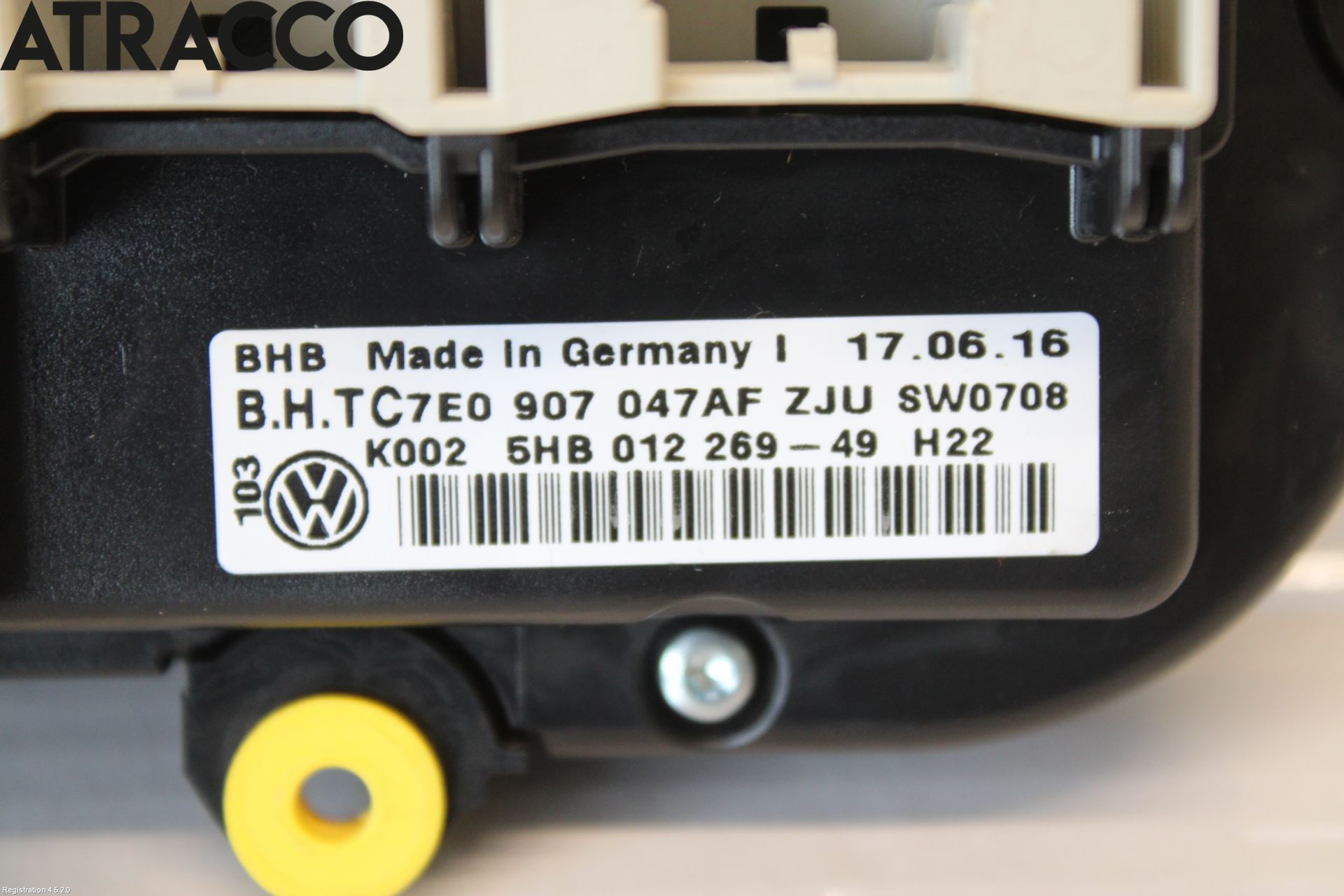 Volkswagen VW TRANSP/CARAVELLE (T6) 16-22 Varme Ac Betjening-Display
