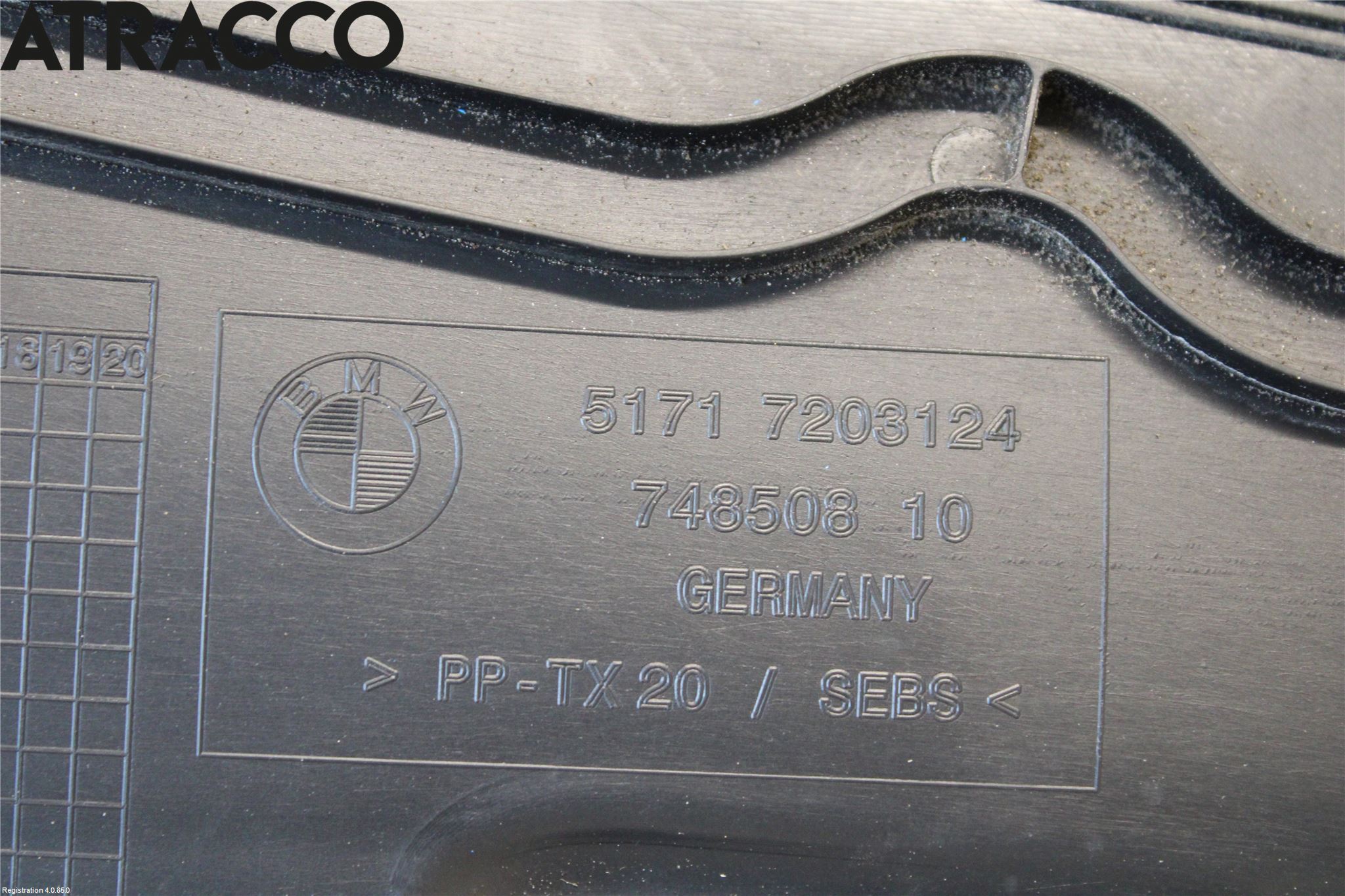 BMW 5 F10/F11/F18 09-17 Visker Deksel-Grill-Under Frr