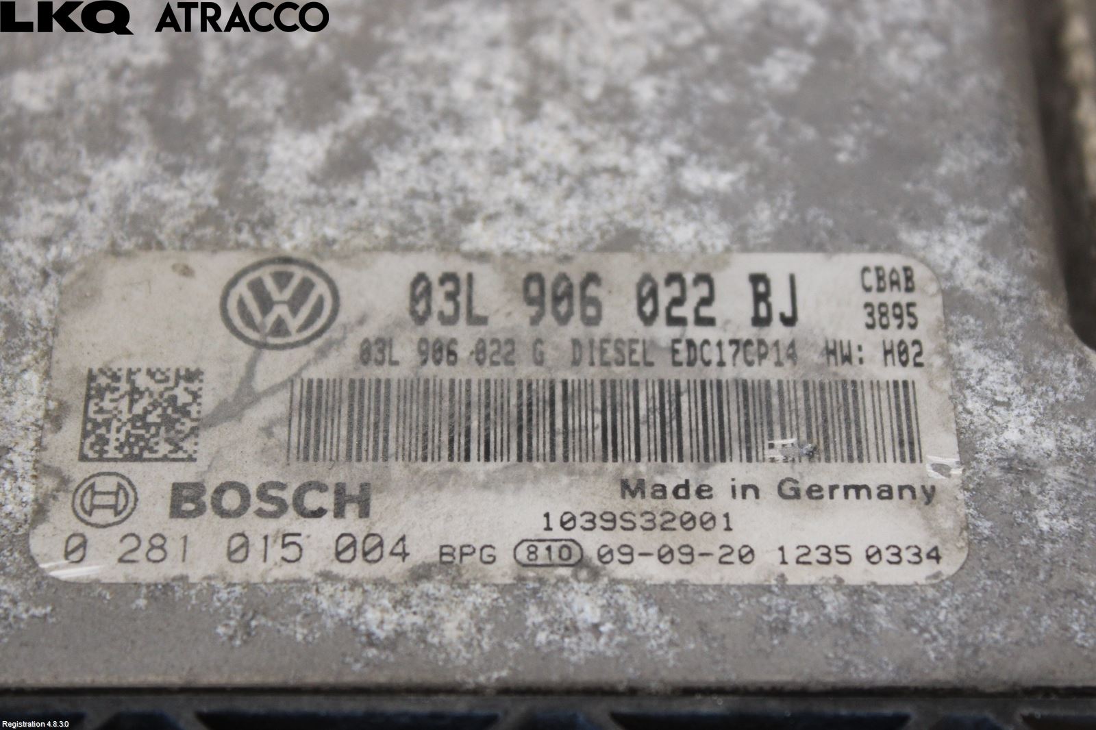 Volkswagen VW GOLF VI 09-13 Styreenhet Innsprøytning