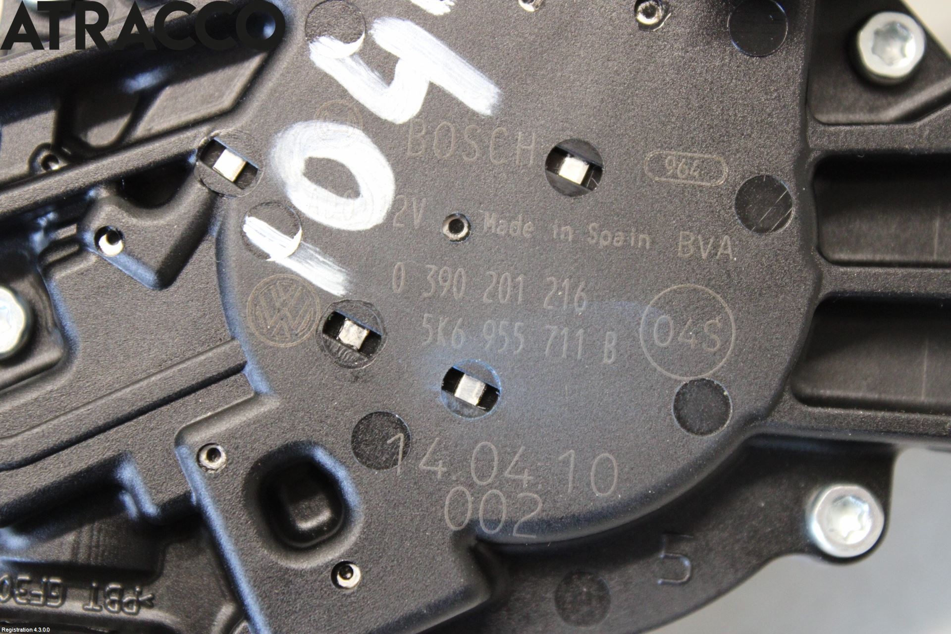 Volkswagen VW POLO 10-17 Viskermotor Bakluke