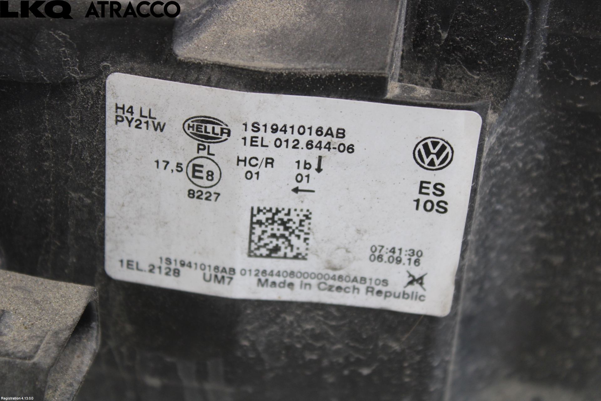 Volkswagen VW UP! / E-UP! Frontlykt Høyre