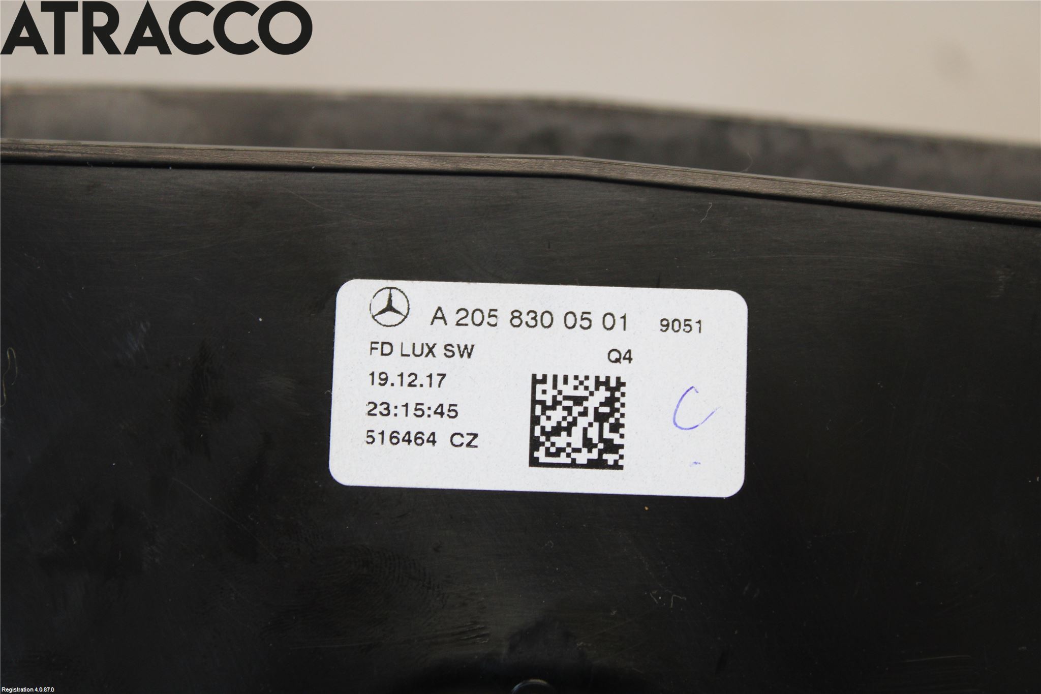 Mercedes-Benz MB C-KLASS (W205) 14-21 Dashbord Kanal - Dyse