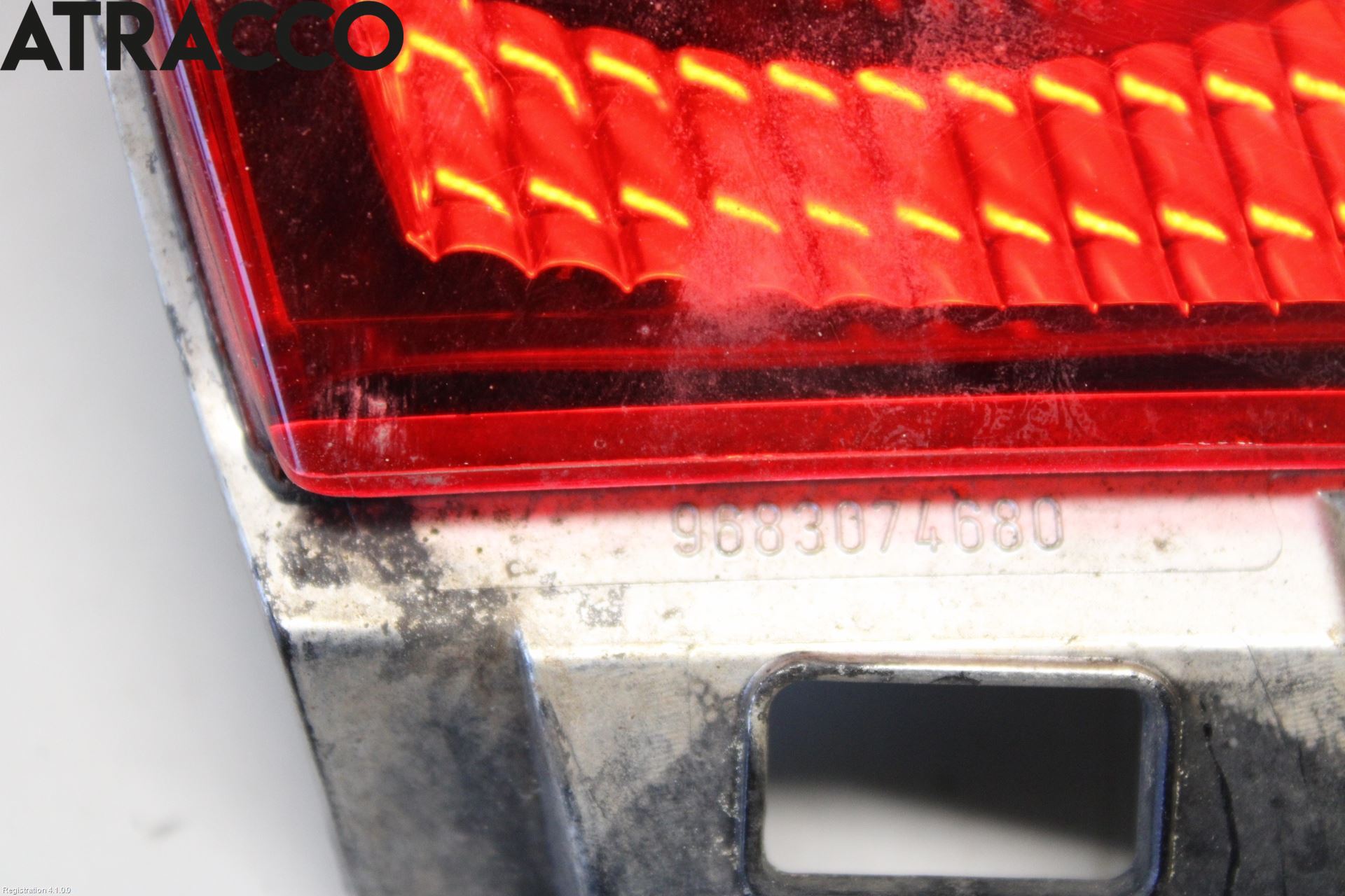 Peugeot 2008 13-20 Baklykt Ryggelys-Tåkelys