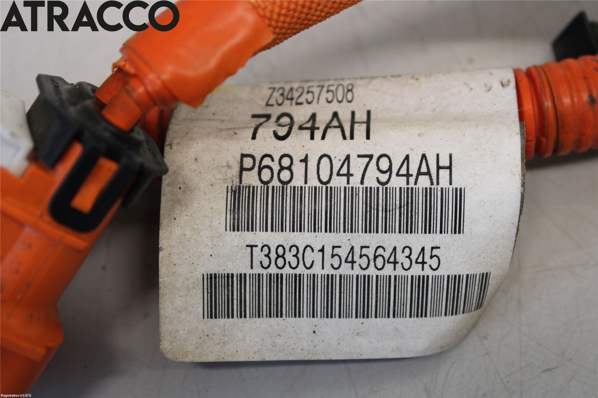 Fiat 500 07- Kabelhärva Högspänning