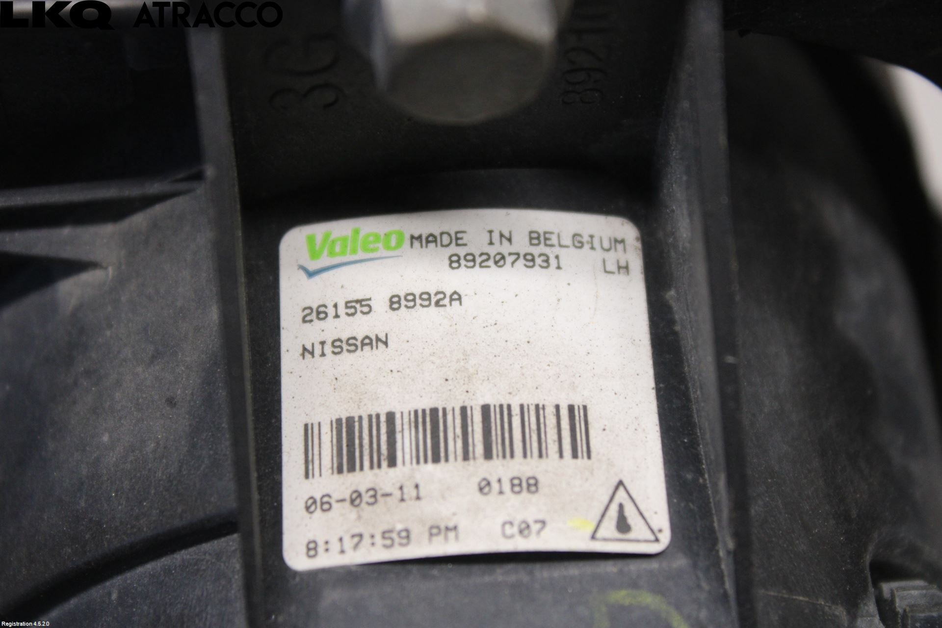 Nissan QASHQAI   07-10 Frontlykt-Kurve-Tåkelys