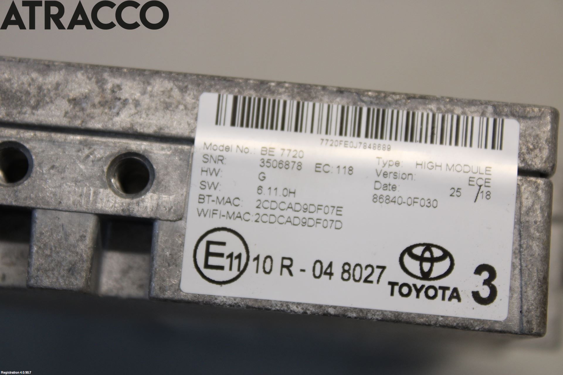 Toyota C-HR 16-23 Stereo Forsterker