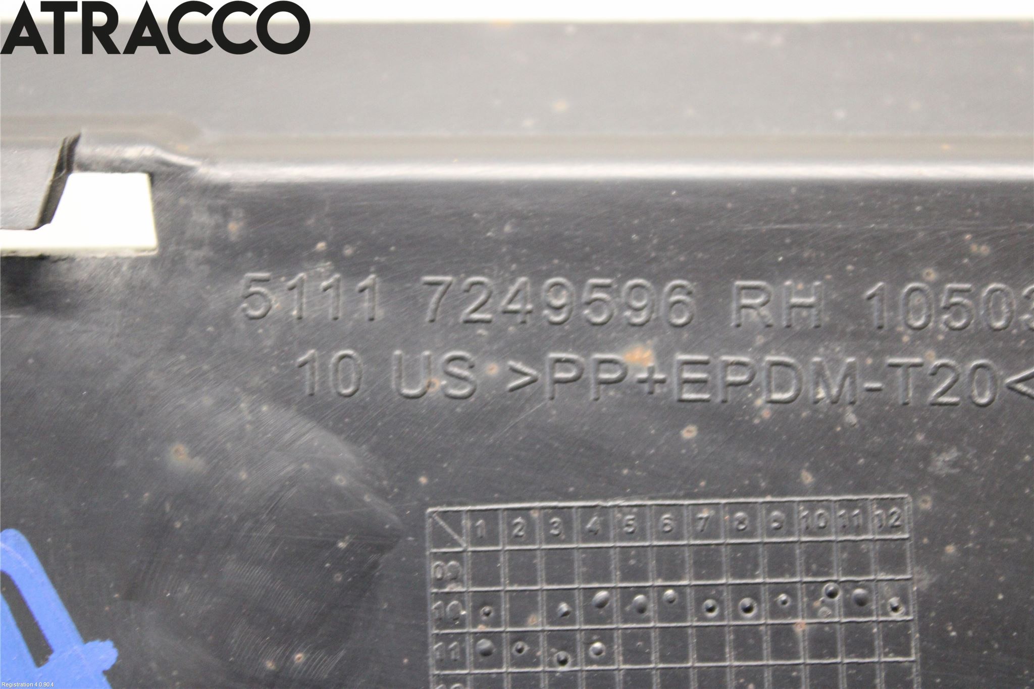 BMW X3 F25 10-17 Grilldel Høyre