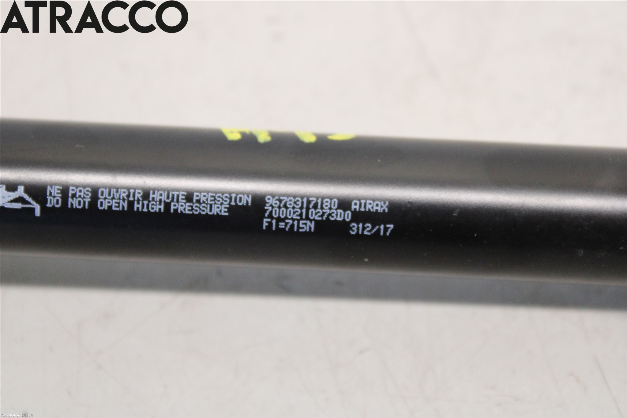 Peugeot 2008 13-20 Bakluke Demper-Gassfjær