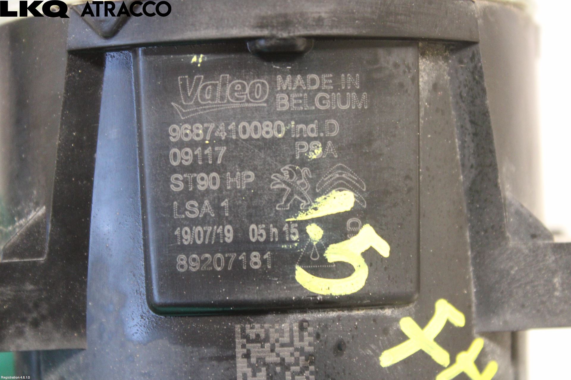 Opel GRANDLAND X 18- Frontlykt-Kurve-Tåkelys