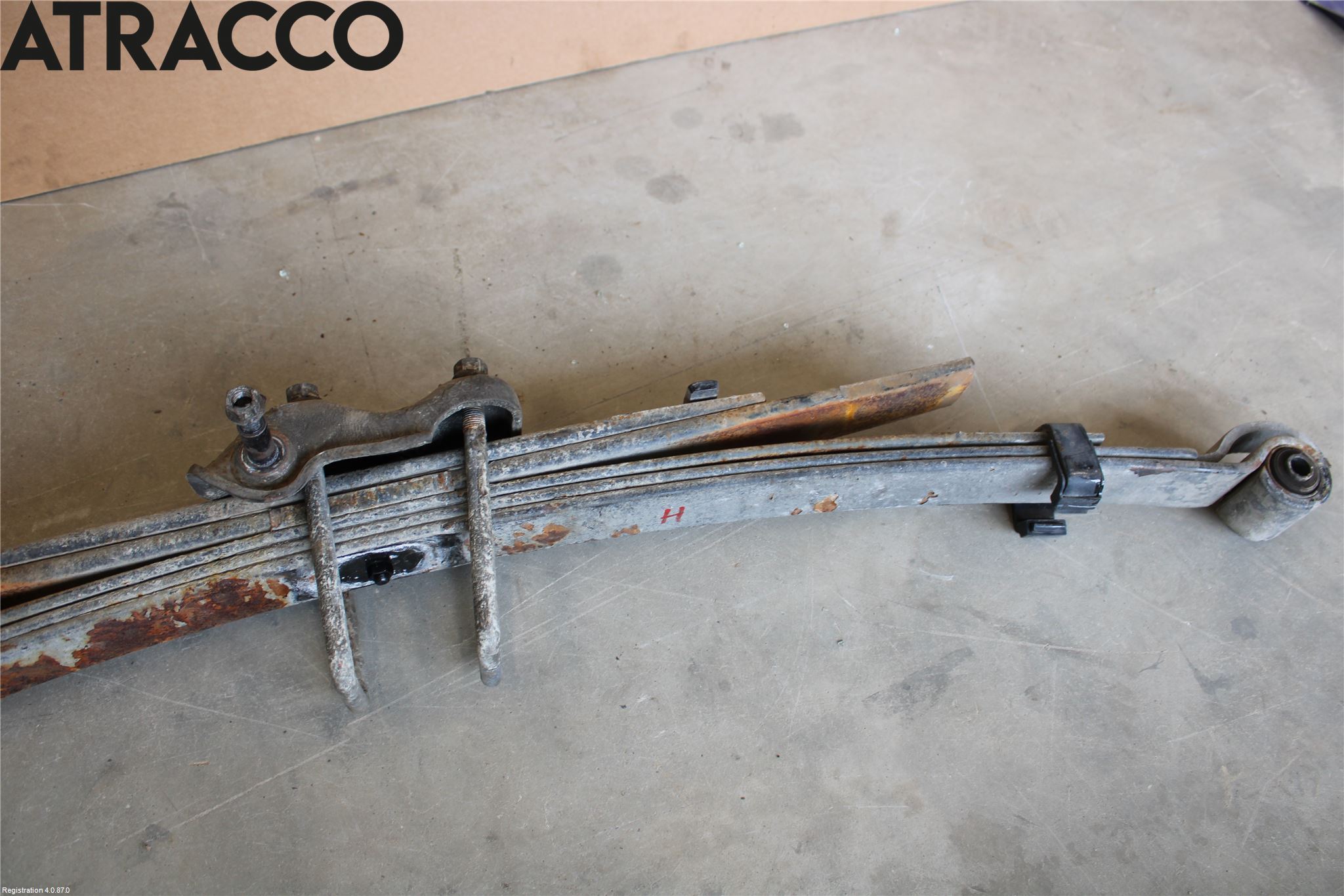 Isuzu D-MAX Fjær Bak Blad