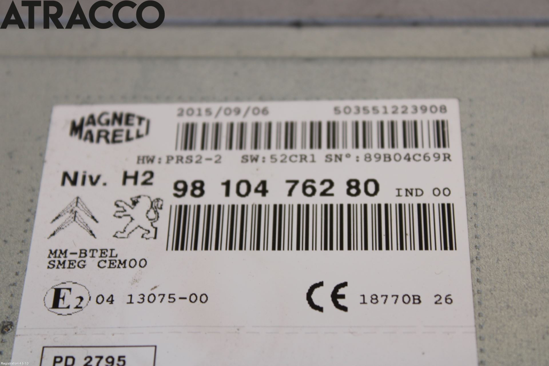 Peugeot 308 14-21 Stereo Radio