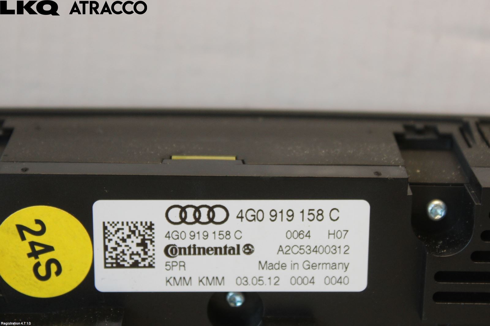 Audi A6 ALLROAD 12-18 Varme Ac Betjening-Display