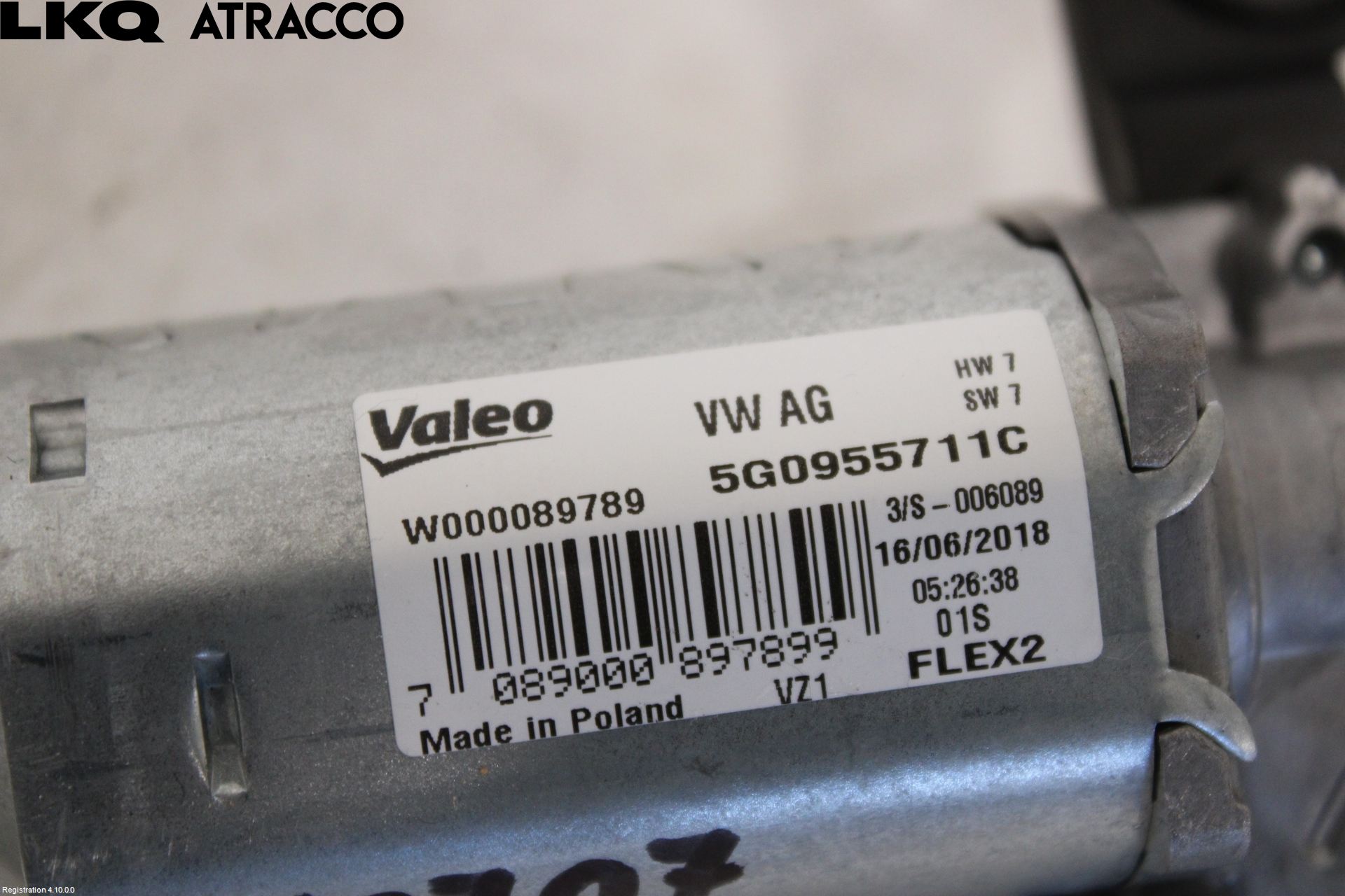 Volkswagen VW GOLF / E-GOLF VII 13-20 Viskermotor Bakluke