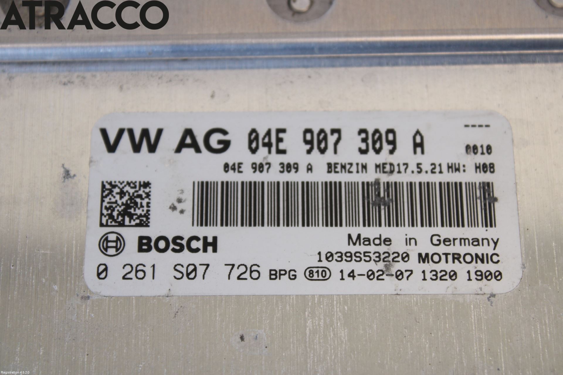 Audi A3/S3 05-13 Styreenhet Innsprøytning