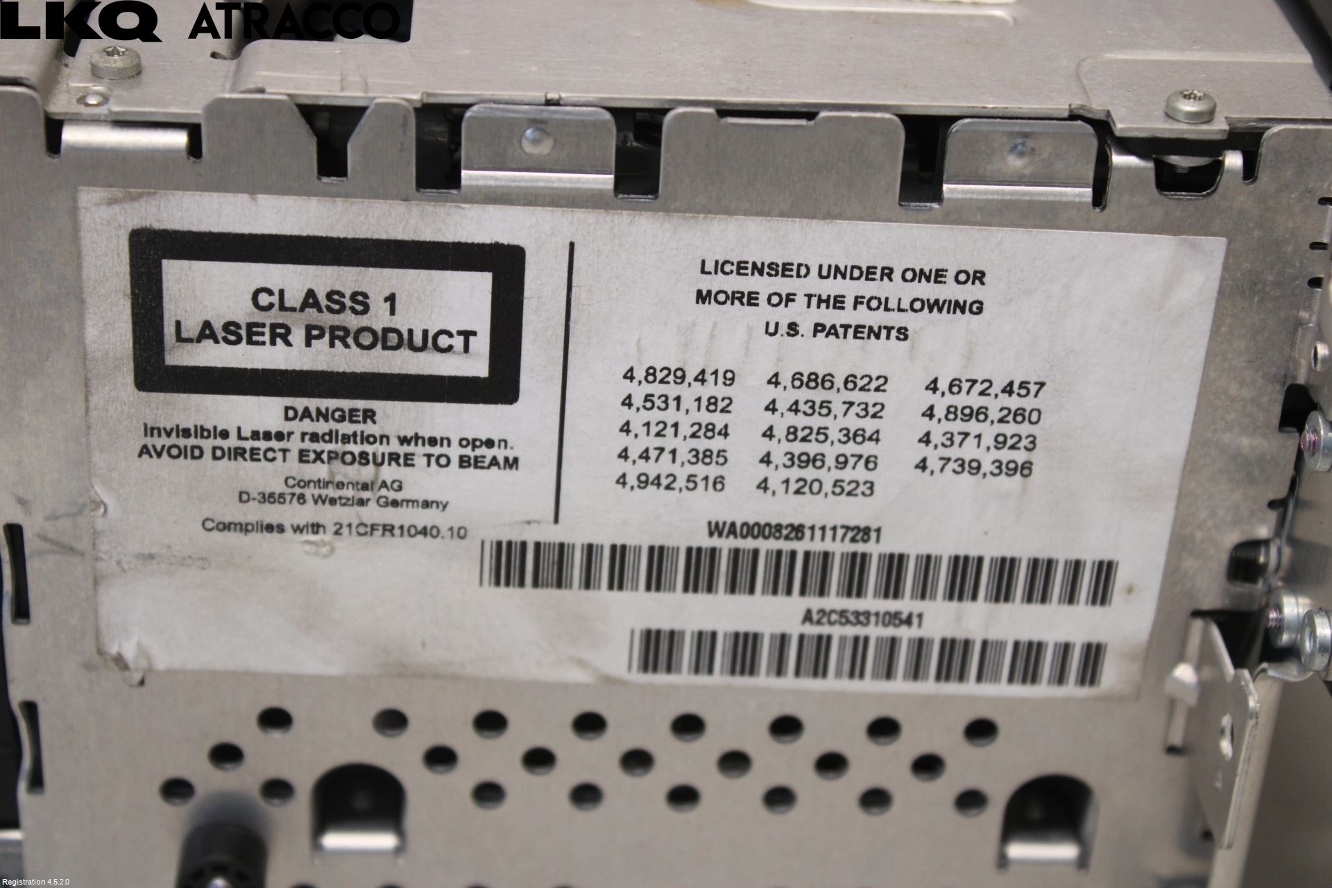 BMW 5 E60/61 Sed/Tou 02-10 Stereo Radio Med Cd