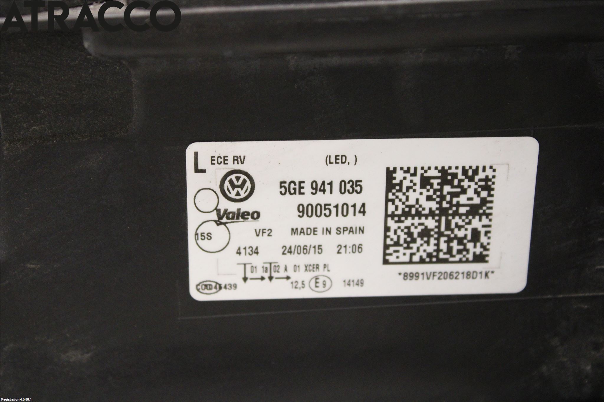 Volkswagen VW GOLF / E-GOLF VII 13-20 Frontlykt Venstre