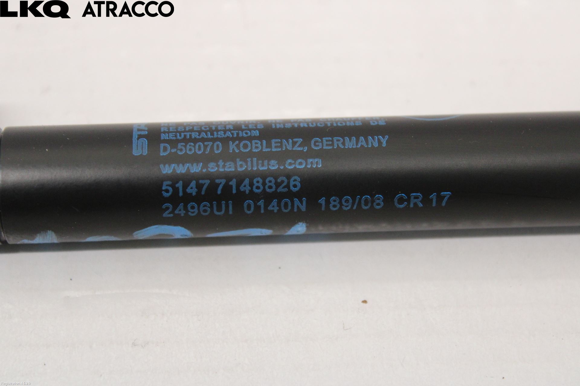 BMW 5 E60/61 Sed/Tou 02-10 Bakluke Demper-Gassfjær