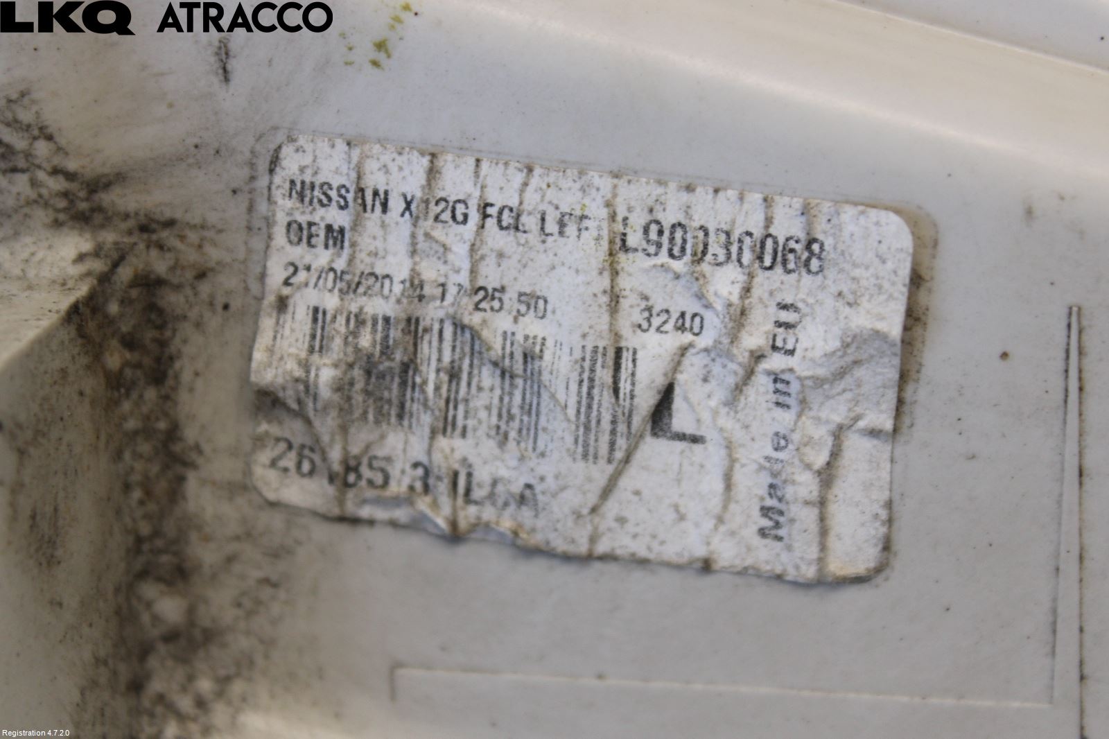 Nissan LEAF 11-17 Frontlykt Venstre