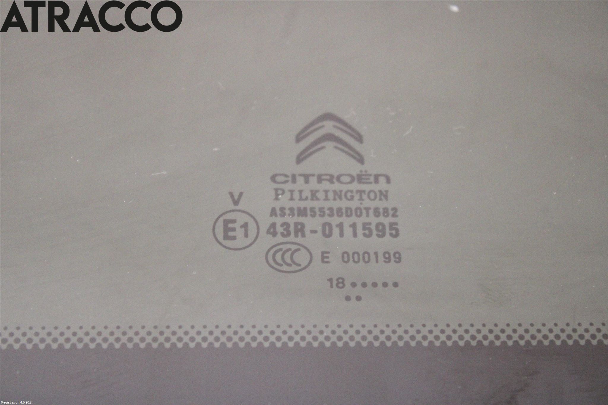 Citroen C4 CACTUS 14-20 Dørrute Bak Høyre 4Dørs