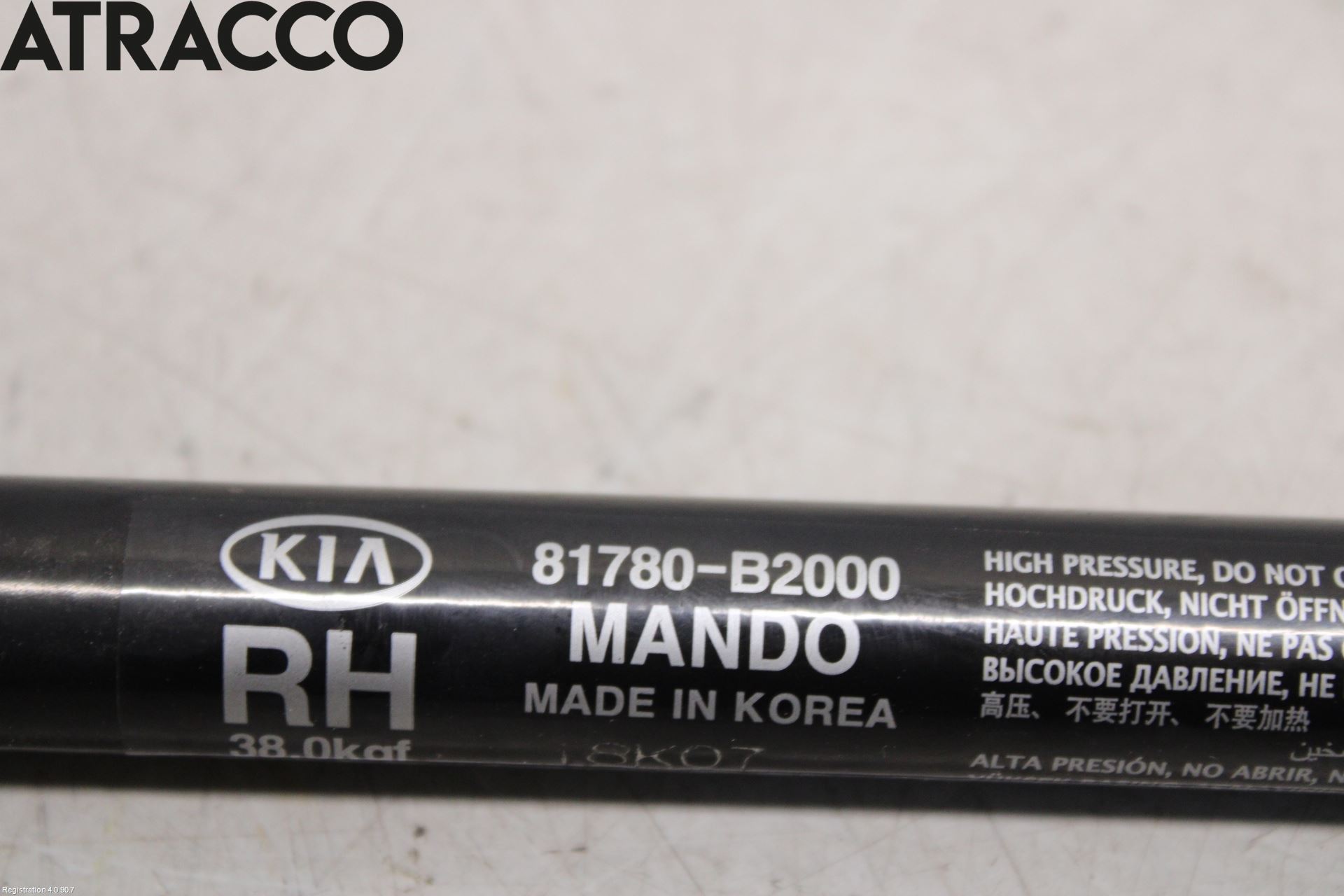 Kia SOUL 09- Bakluke Demper-Gassfjær