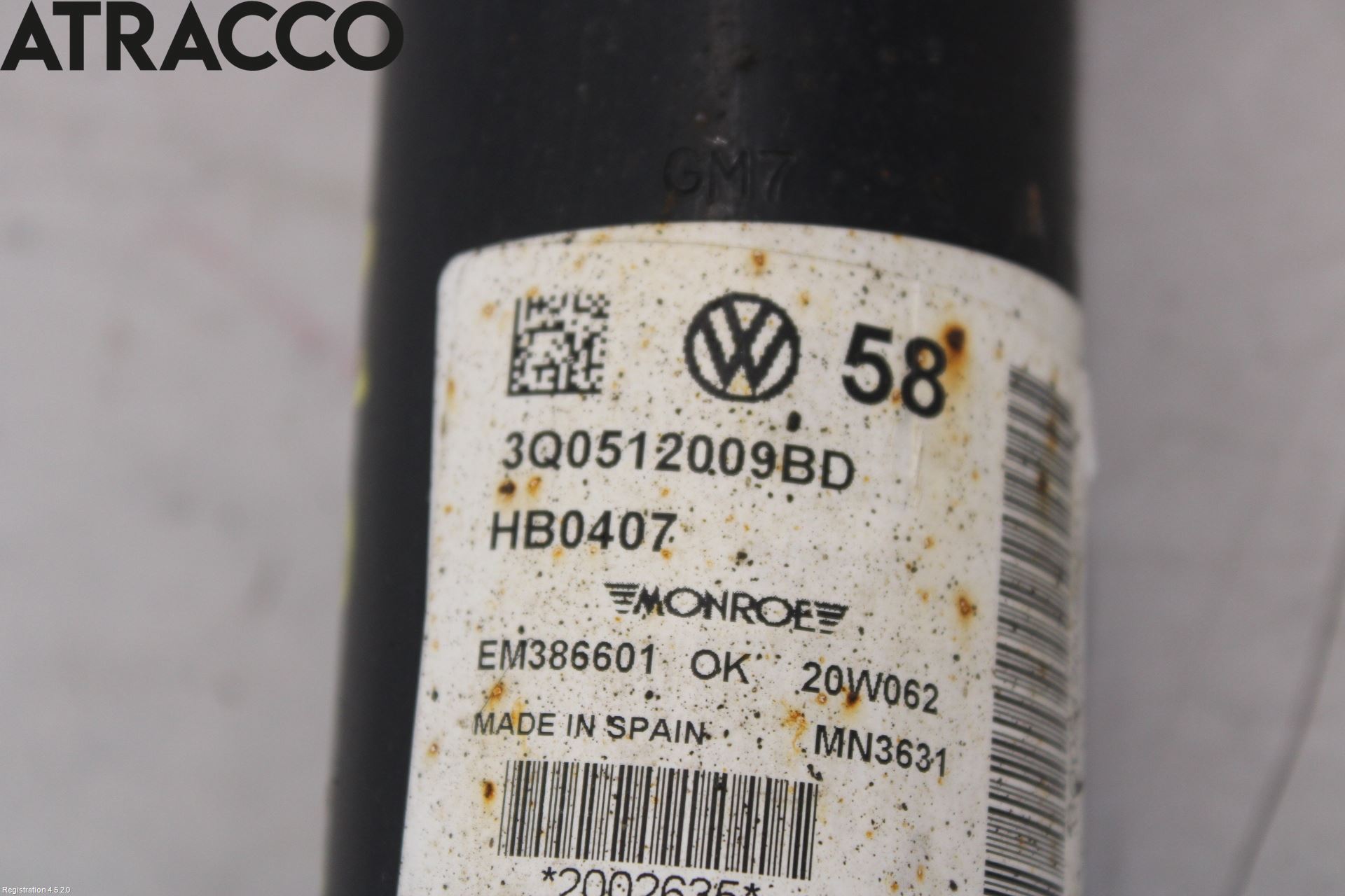 Skoda SUPERB 16-24 Støtdemper Bak