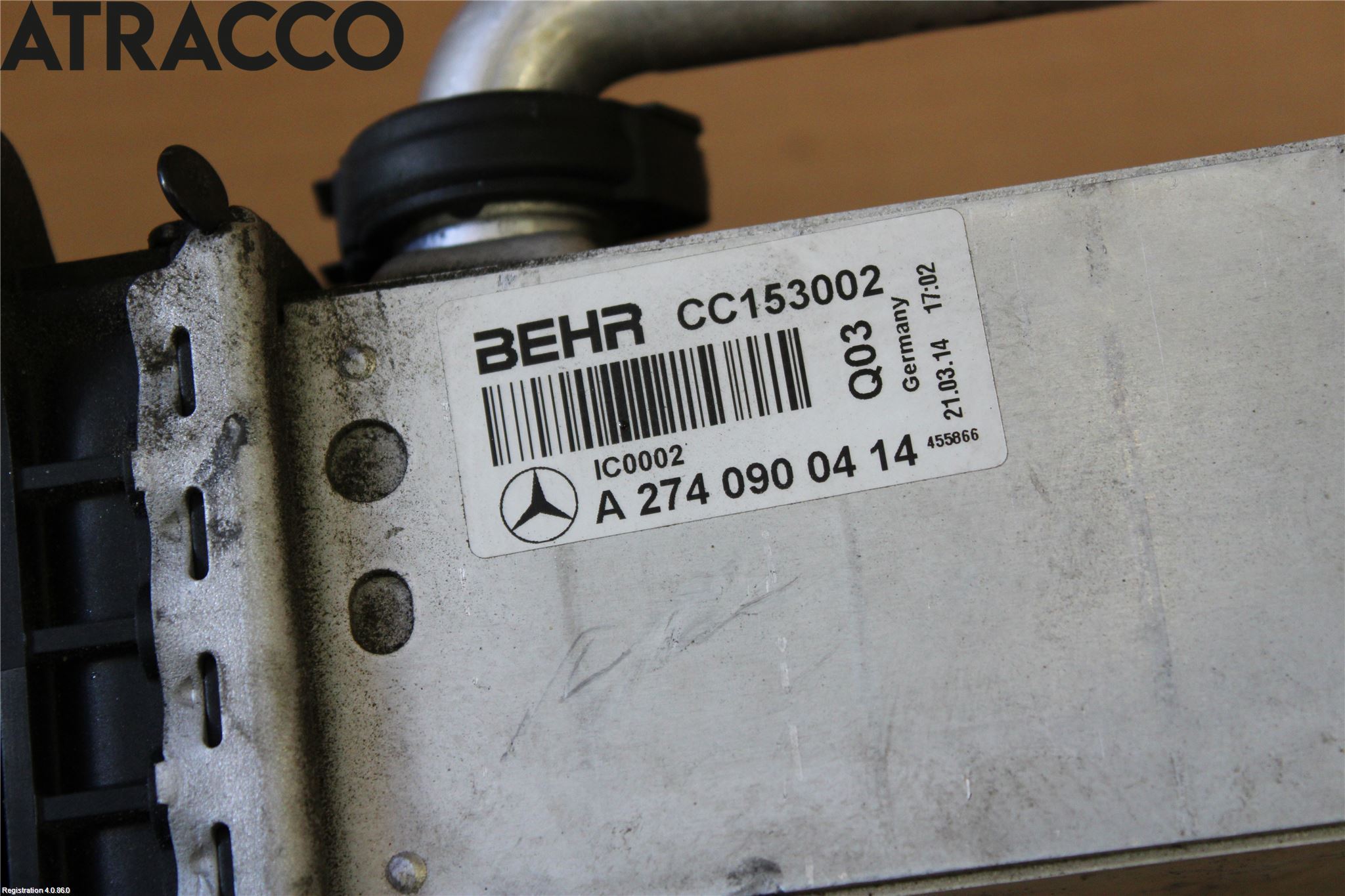 Mercedes-Benz MB C-KLASS (W205) 14-21 Intercooler Radiator