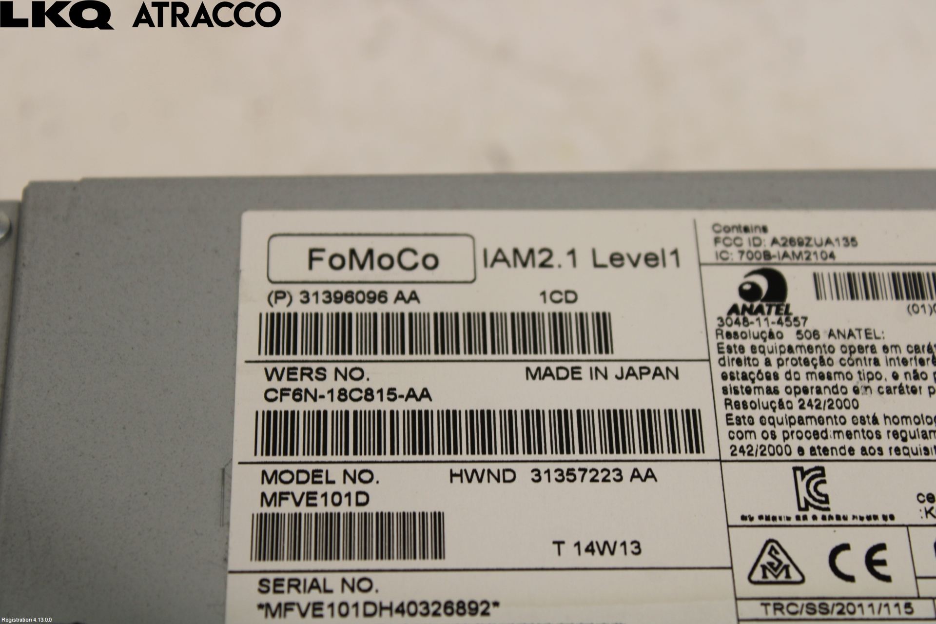 Volvo V40 12-19 Stereo Radio Med Cd