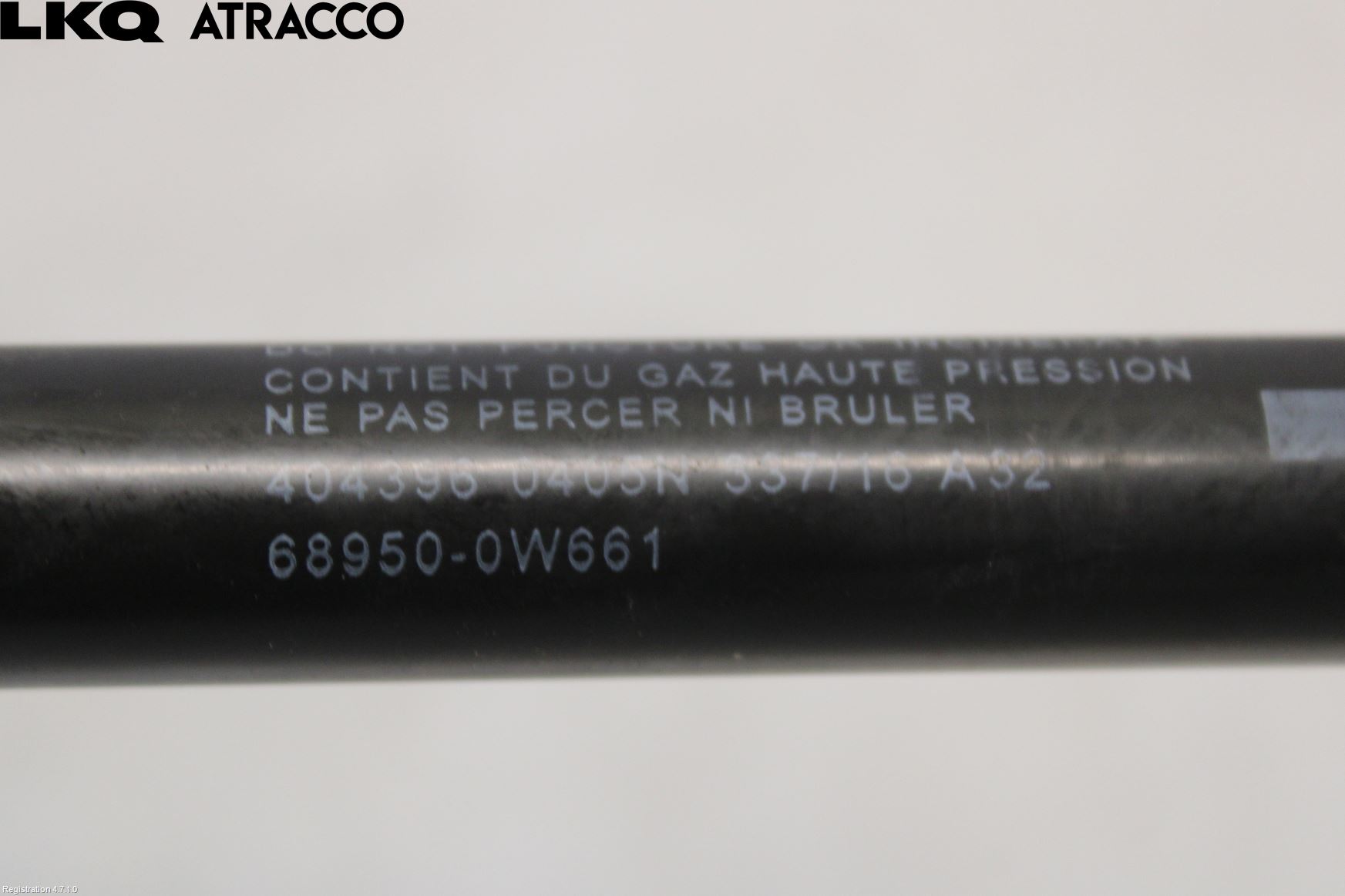 Toyota YARIS XP130 15-20 Bakluke Demper-Gassfjær