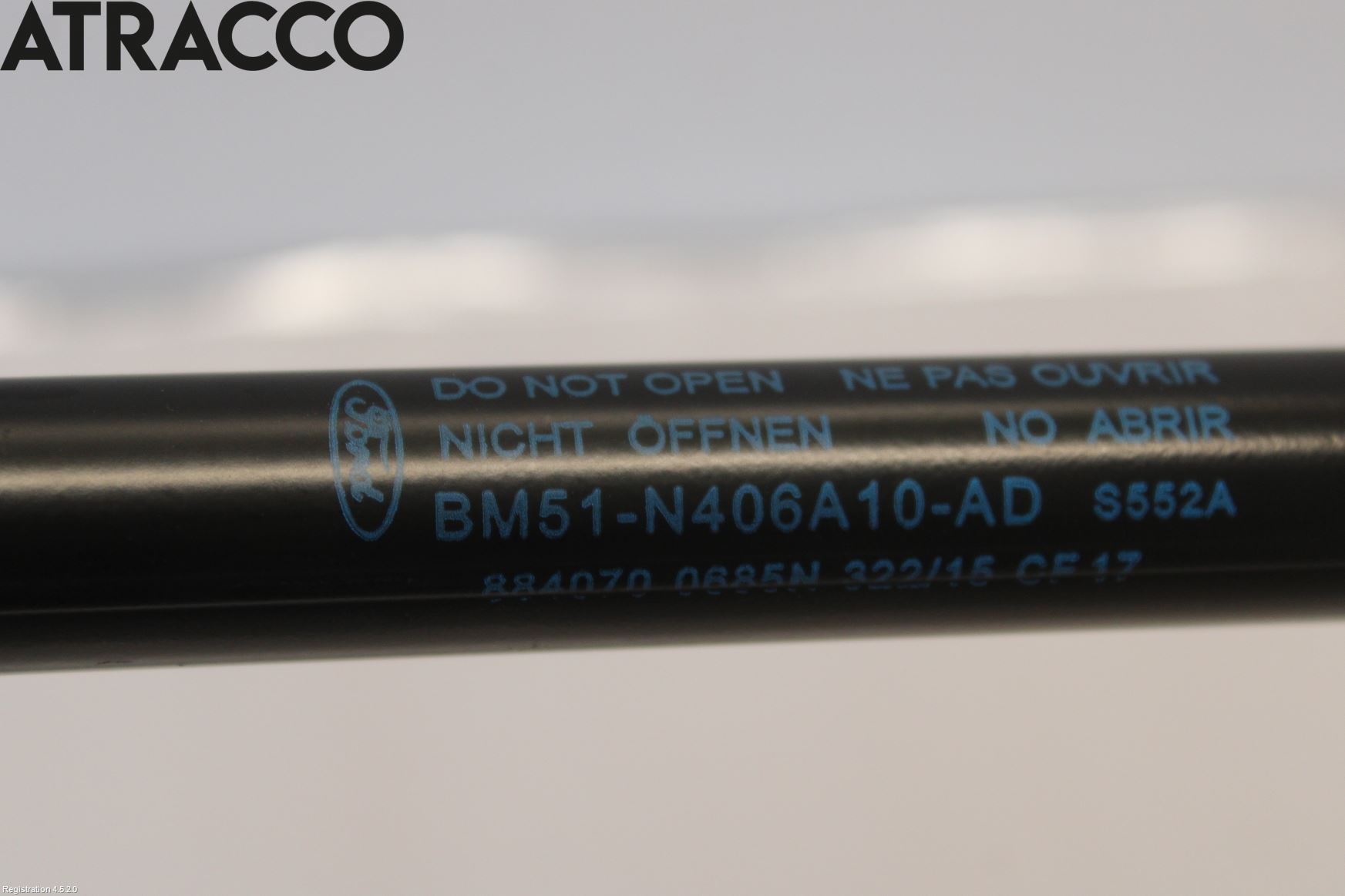 Ford FOCUS 15-18 Bakluke Demper-Gassfjær