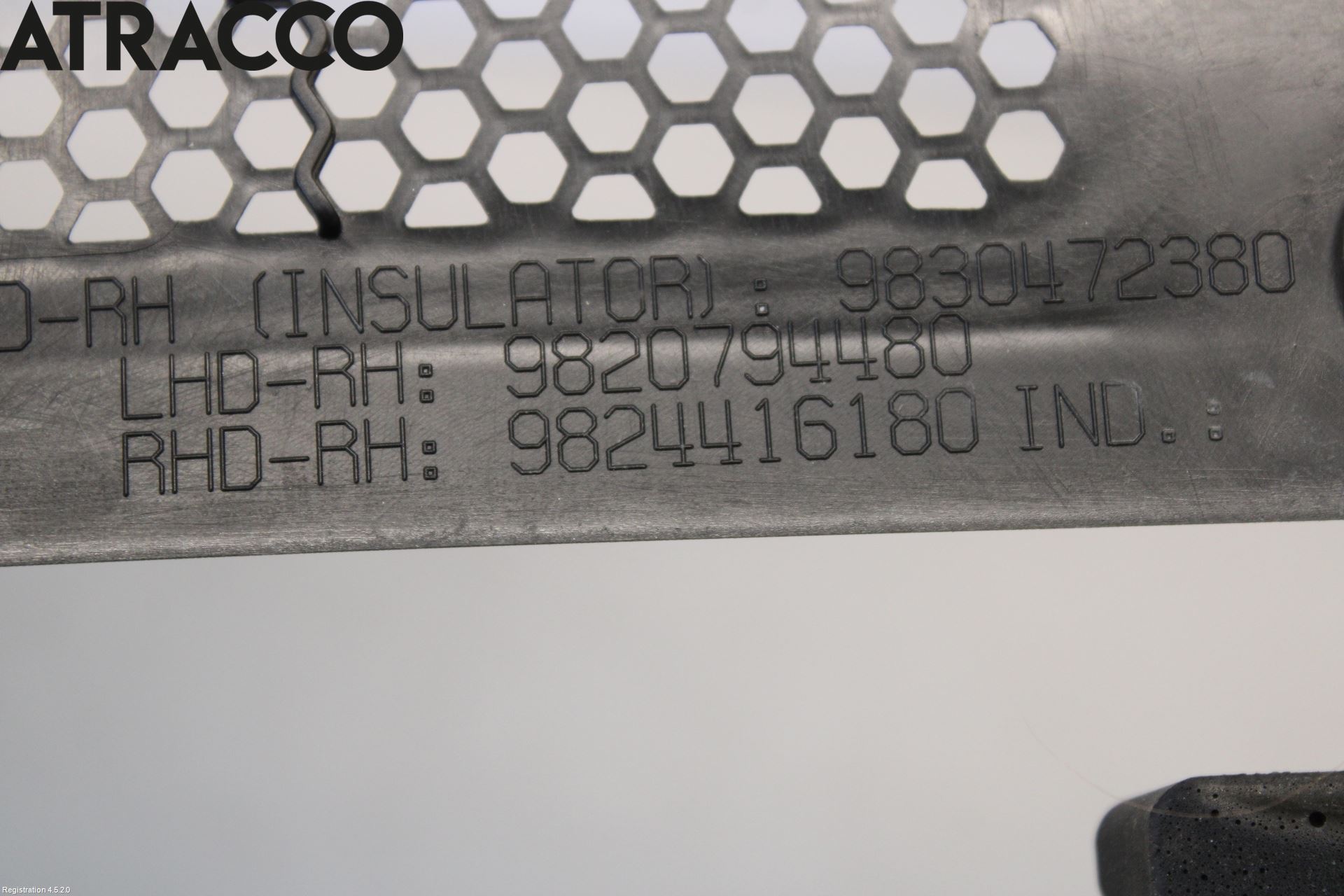 Opel CORSA F, CORSA-E 20- Visker Deksel-Grill-Under Frr