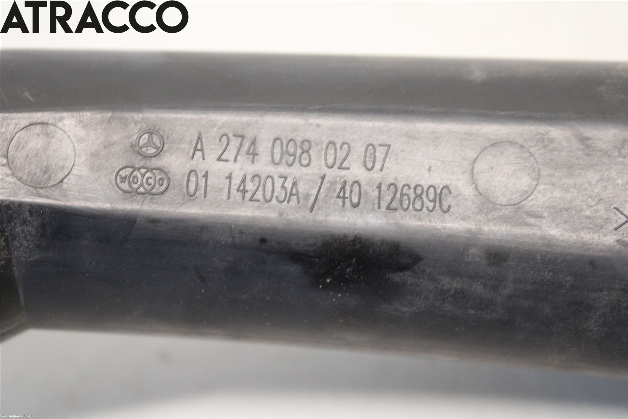 Mercedes-Benz MB C-KLASS (W205) 14-21 Intercooler Rør-Slange