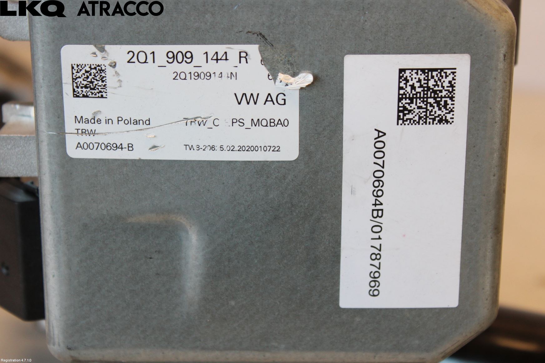 Seat LEON 20- Rattakselaggregat Innebygd Servo