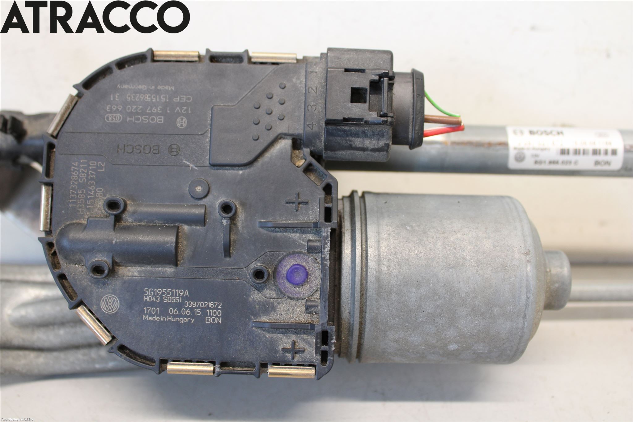 Volkswagen VW GOLF / E-GOLF VII 13-20 Viskermotor Frontrute