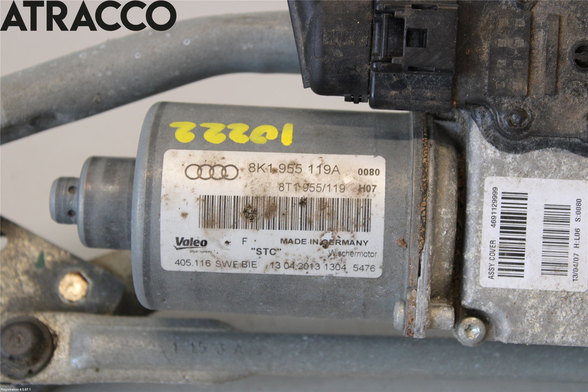 Audi A4/S4 08-11 Viskermotor Frontrute