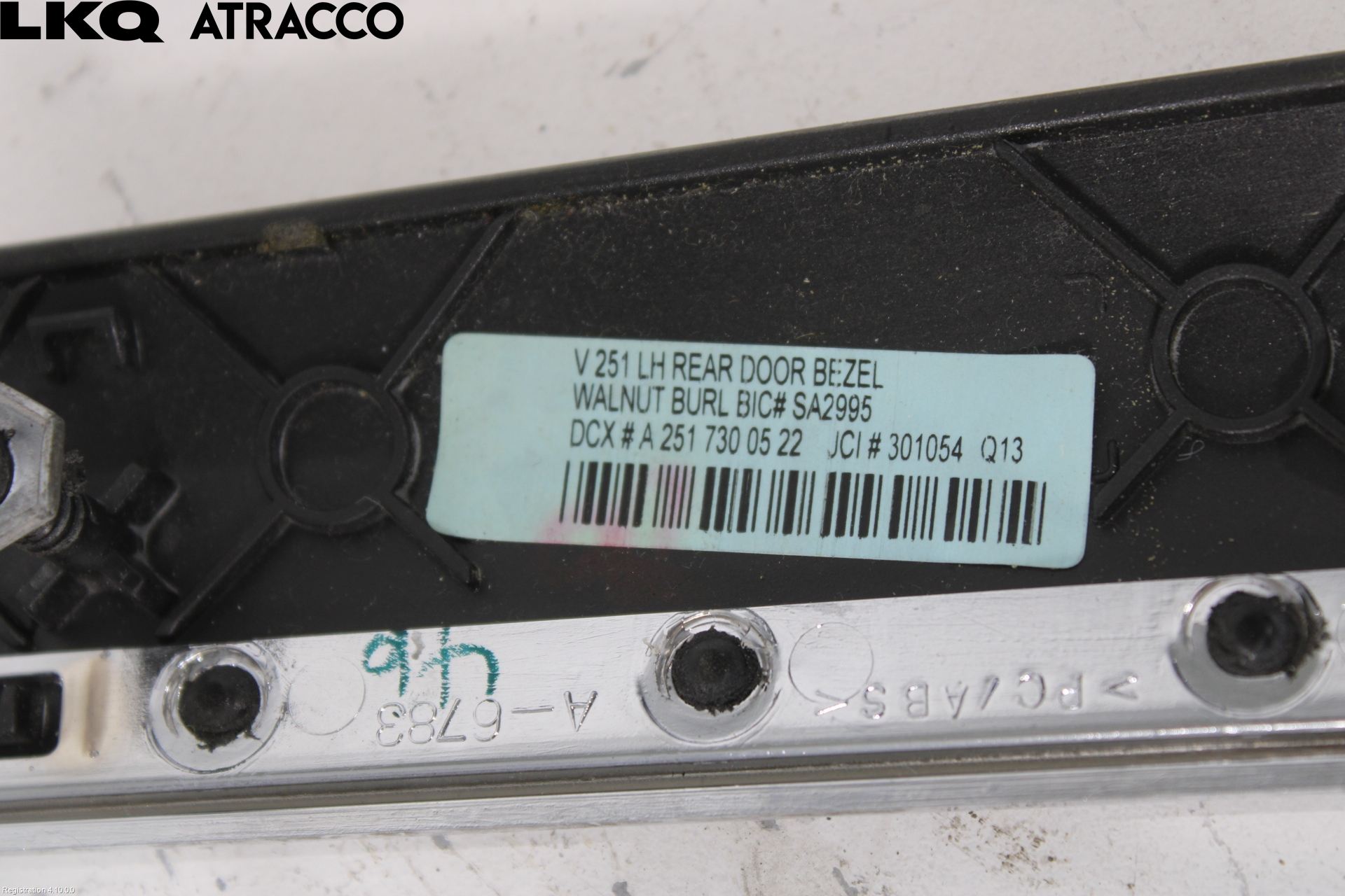 Mercedes-Benz MB R-KLASS (W251) 05-13 Innr Øvrig