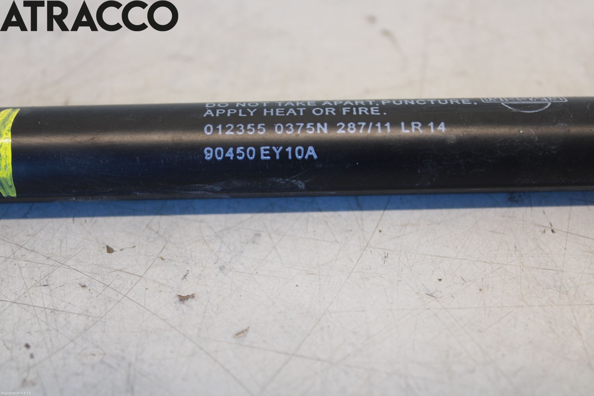 Nissan QASHQAI+2  10-14 Bakluke Demper-Gassfjær