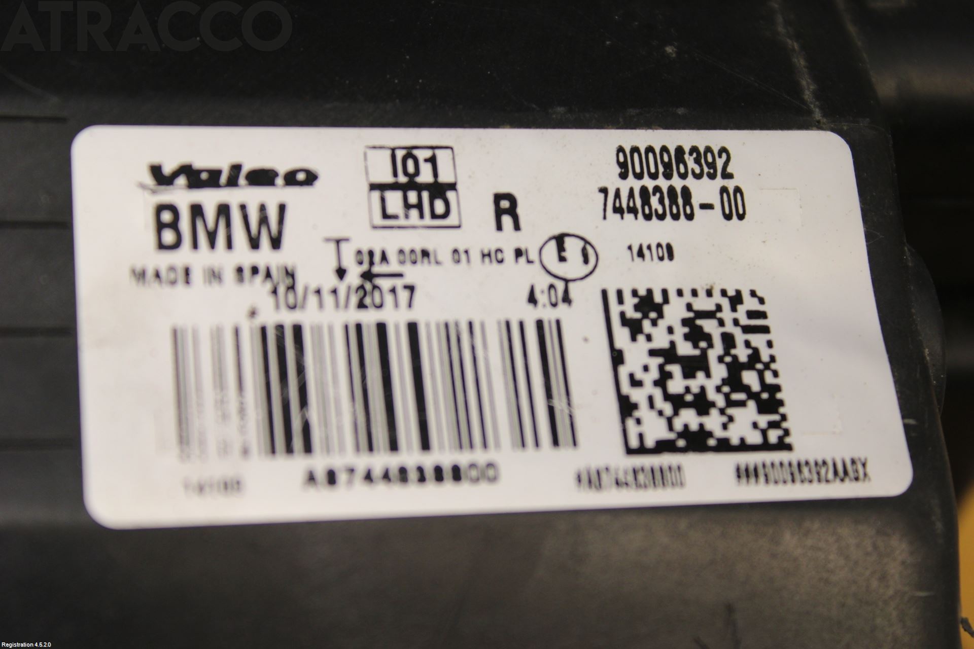 BMW i3 I01 13-22 Frontlykt Høyre