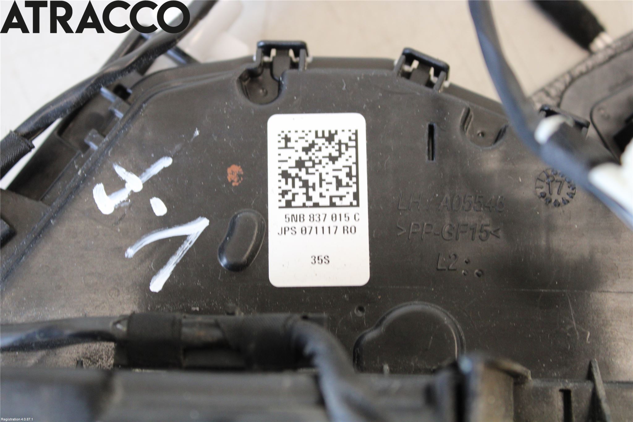 Volkswagen VW PASSAT 15-19 Dørlås - Låsekasse