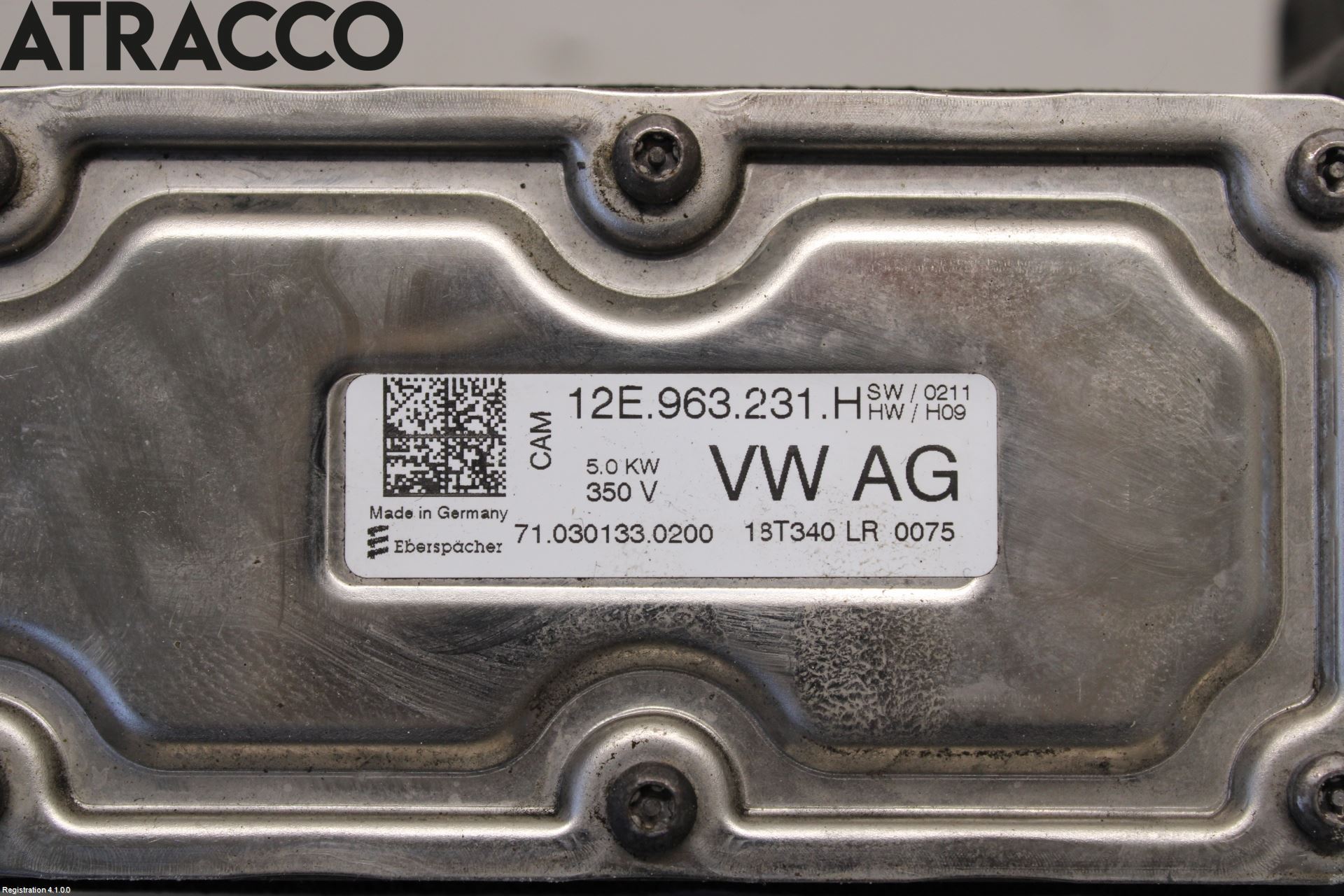 Volkswagen VW UP! / E-UP! Motorvarmer Elektrisk