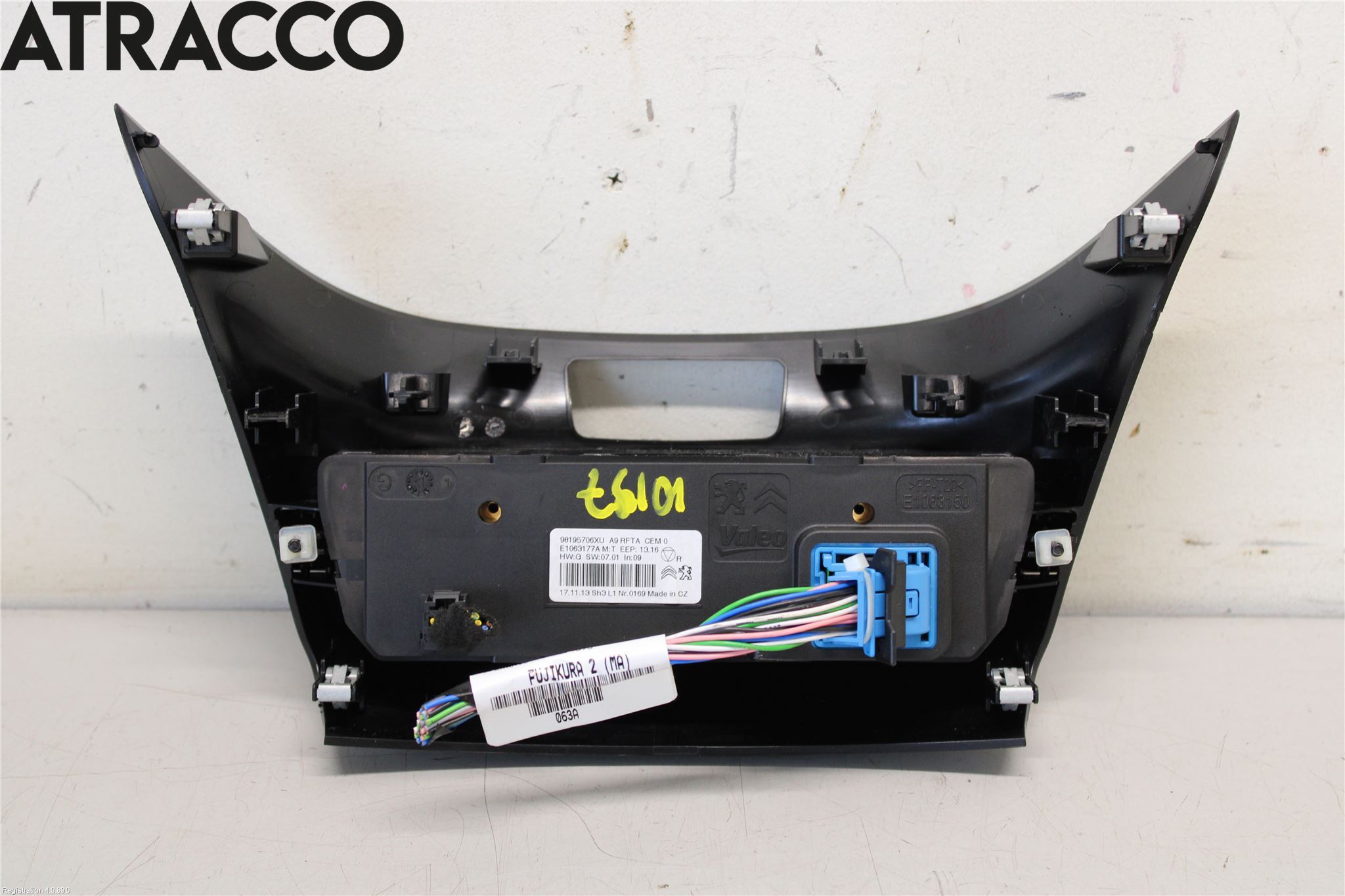 Peugeot 2008 13-20 Varme Ac Betjening-Display