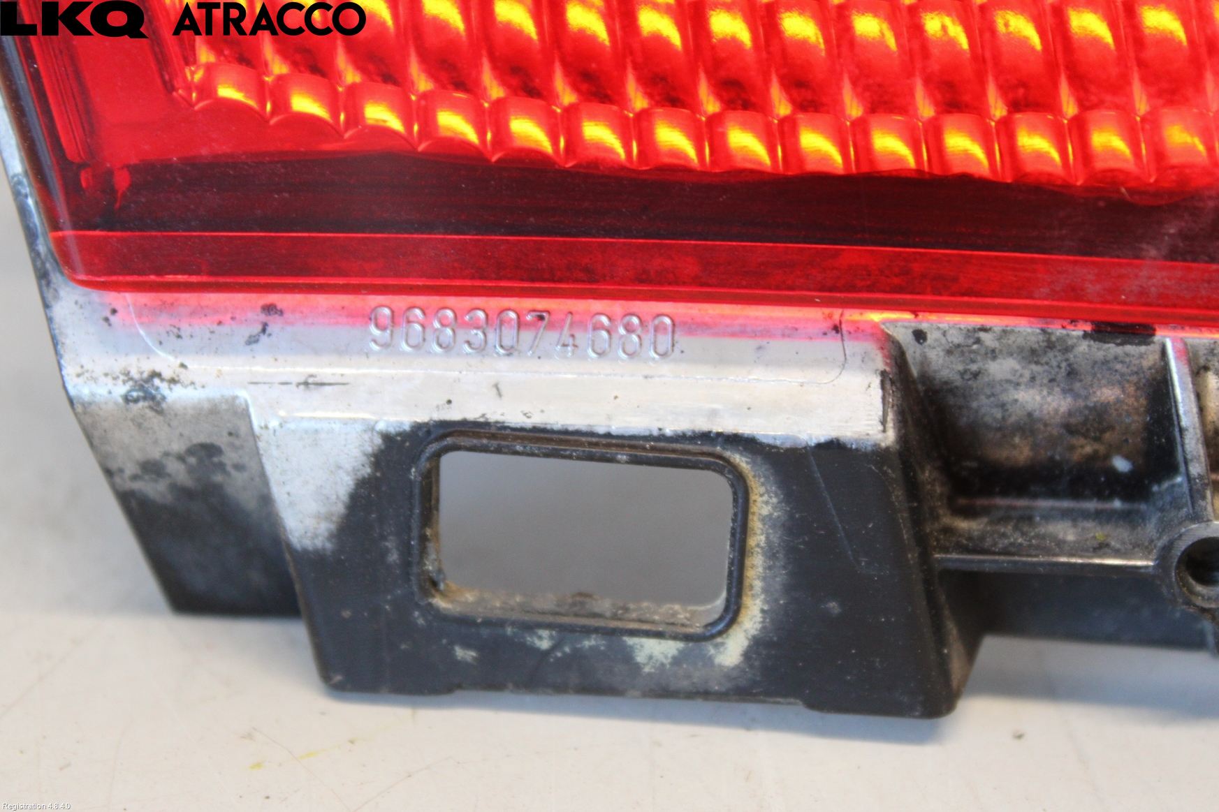 Peugeot 2008 13-20 Baklykt Ryggelys-Tåkelys