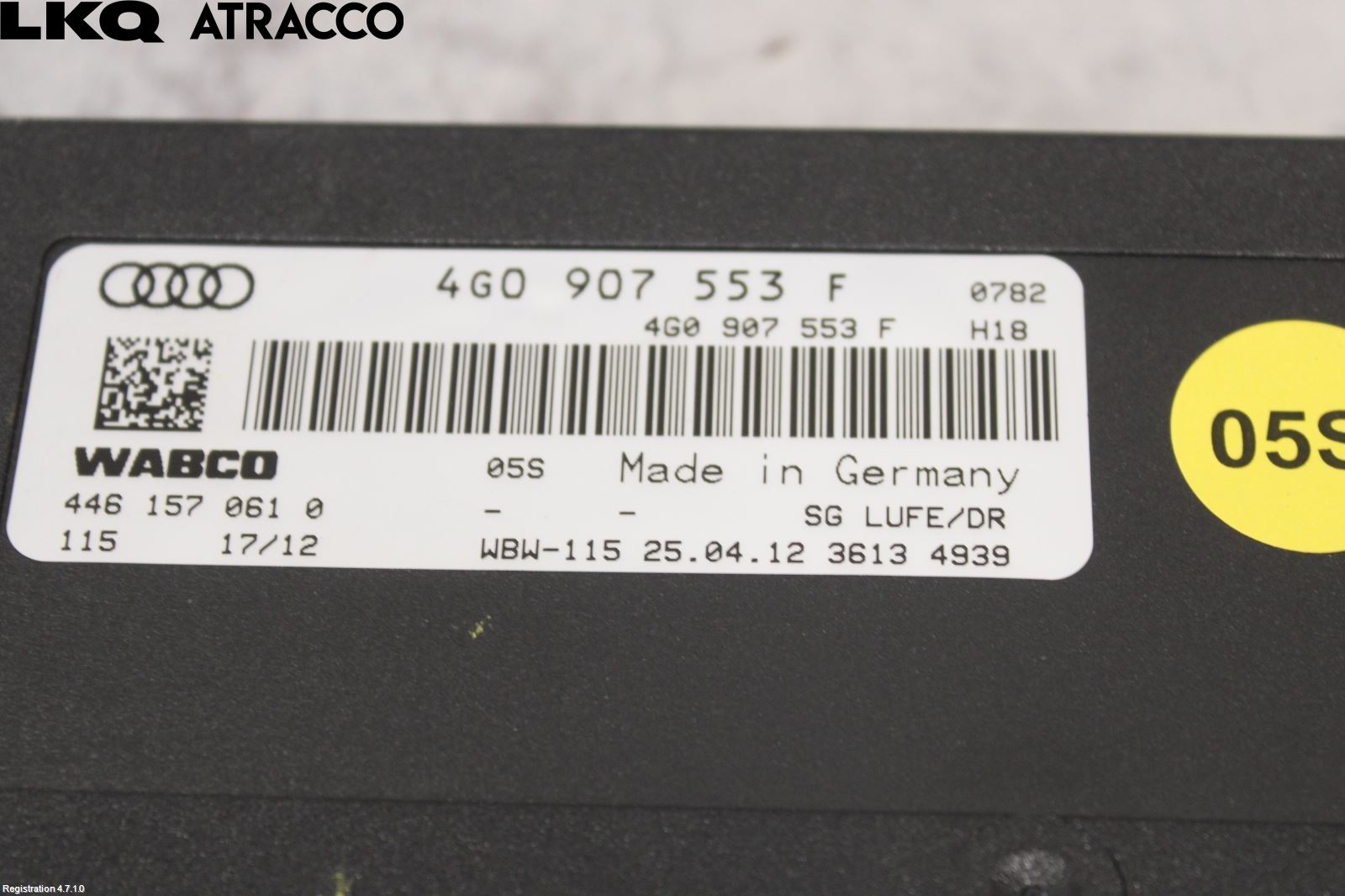 Audi A6 ALLROAD 12-18 Styreenhet Fjæring