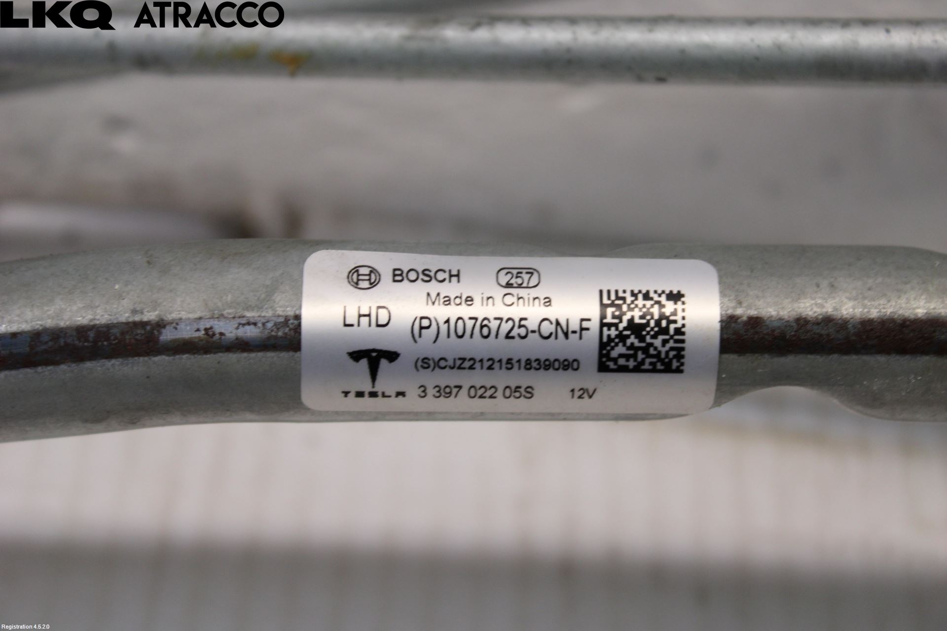 Tesla MODEL 3 17- Viskermotor Frontrute