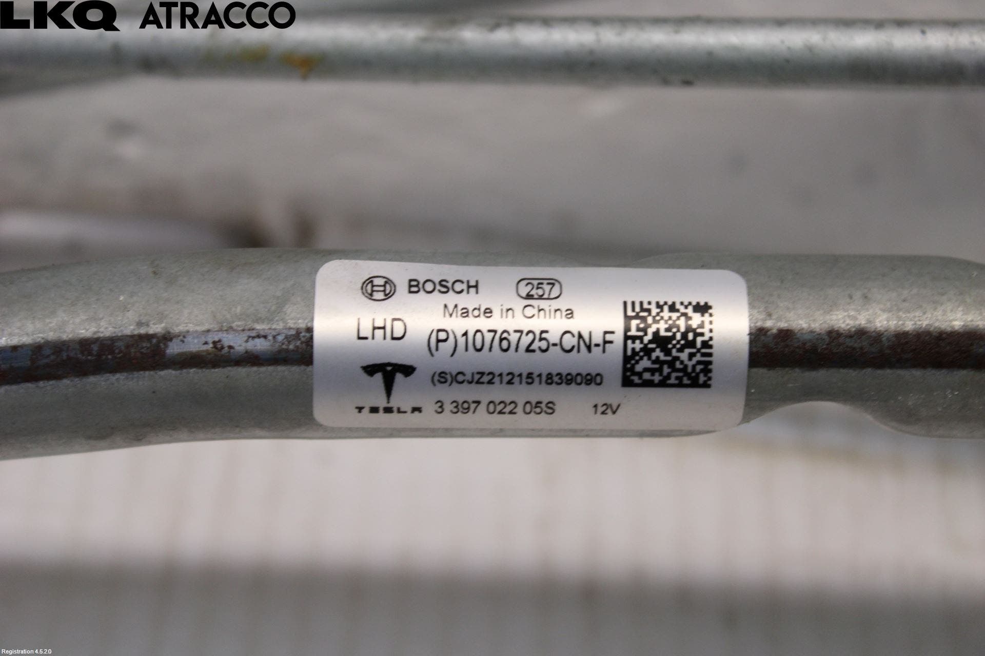 Tesla MODEL 3 17- Viskermotor Frontrute