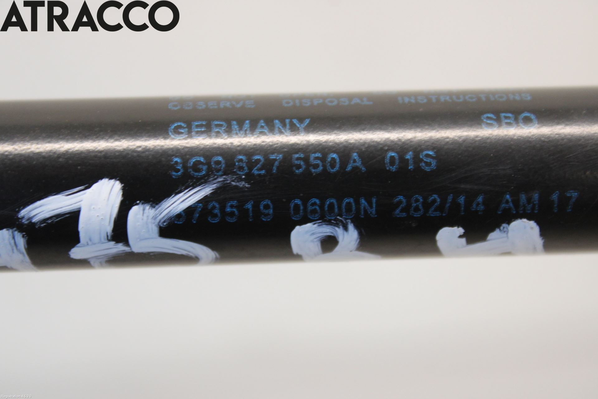 Volkswagen VW PASSAT 15-19 Bakluke Demper-Gassfjær