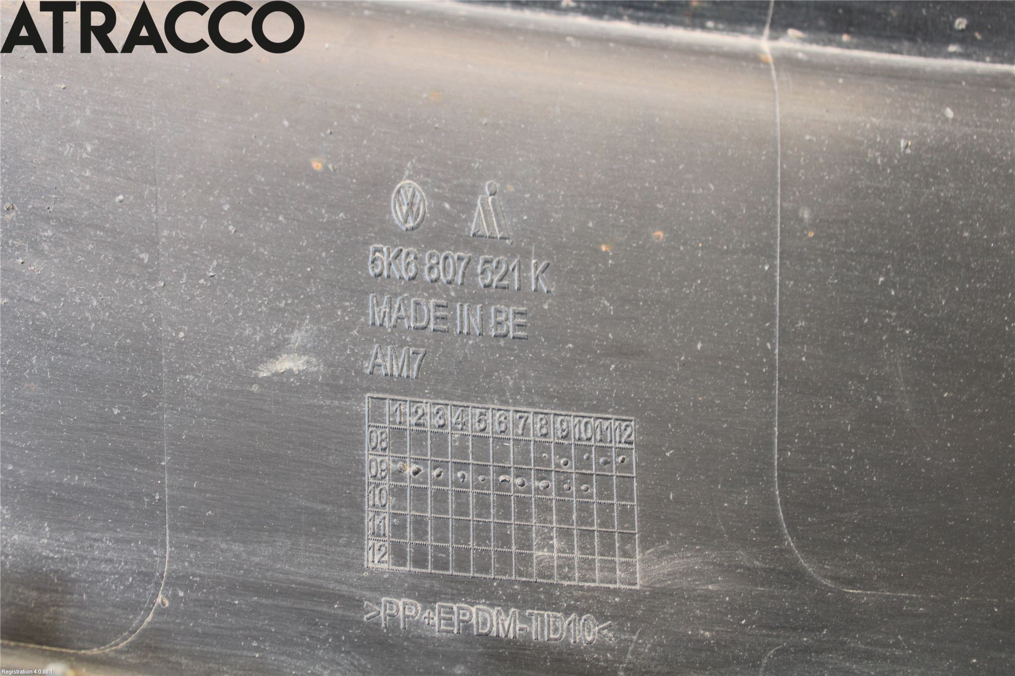 Volkswagen VW GOLF VI 09-13 Spoiler Bak